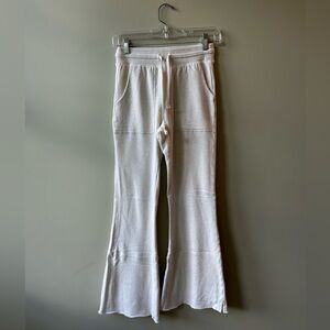 Aerie Cream Knit Lounge Pants